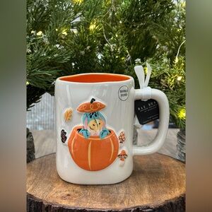 🍬 Brand NEW w/Tags Rae Dunn Disney TRICK OR TREAT Double Sided Mug w/Eeyore 🍬